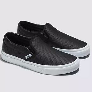 Vans Perforated Leather Slip-On Shoe